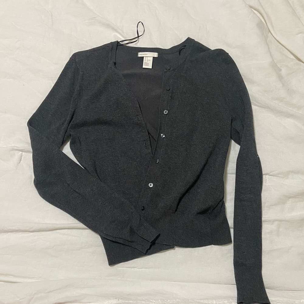 Charcoal grey cardigan